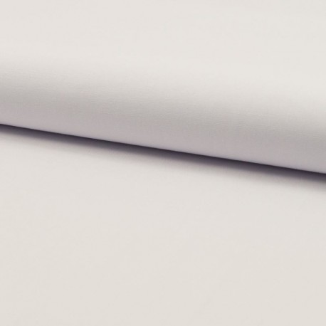 Tissu Popeline Unie Blanc