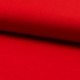 Tissu Toile Tricot Viscose Unie Rouge 