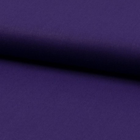 Tissu Popeline Unie Violet