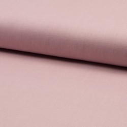 Tissu Popeline Unie Poudre 