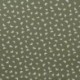 Tissu Jersey Coton Butterflies Kaki 
