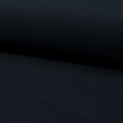 Tissu Popeline Unie Bio Navy