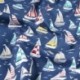 Tissu Toile Imprimée Croisiere Multicolore 