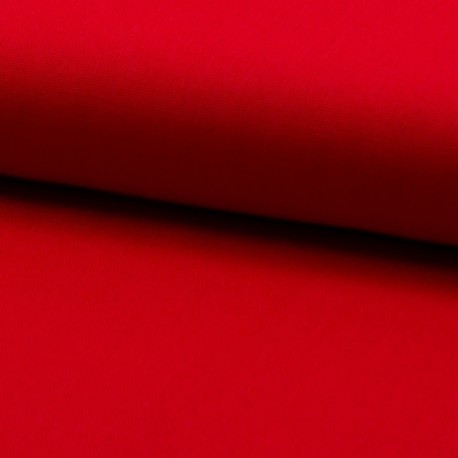 Tissu Toile Coton Canvas Rouge