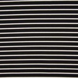 Tissu Punta Yarn Moyenne Rayure Noir