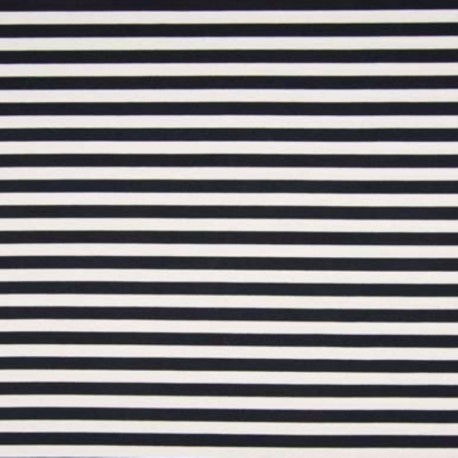 Tissu Punta Yarn Large Rayure Navy 