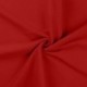 Tissu Bord Cote Uni Rouge Foncé