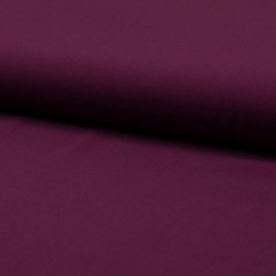 Tissu Viscose Uni Bordeaux 