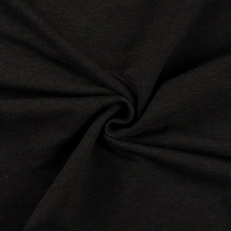 Tissu Sweat French Terry Gris Foncé