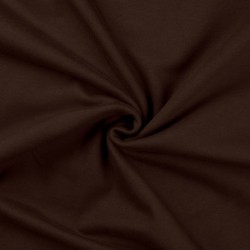 Tissu Sweat French Terry Marron 
