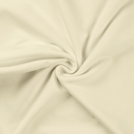 Tissu Sweat French Terry Ecru