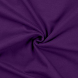 Tissu Sweat French Terry Violet Foncé