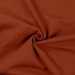 Tissu Sweat French Terry Terracotta 