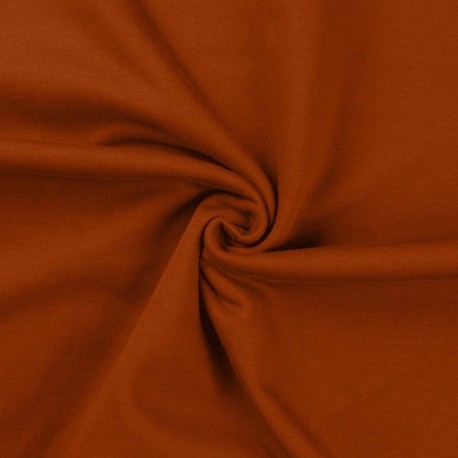 Tissu Sweat French Terry Cognac 