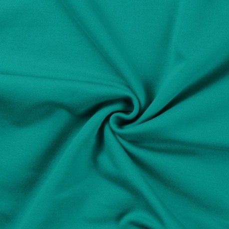 Tissu Sweat French Terry Emeraude 