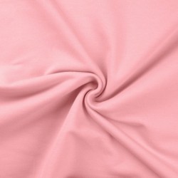 Tissu Sweat French Terry Rose