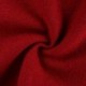 Tissu Laine Bouillie Unie Rouge Ecarlate