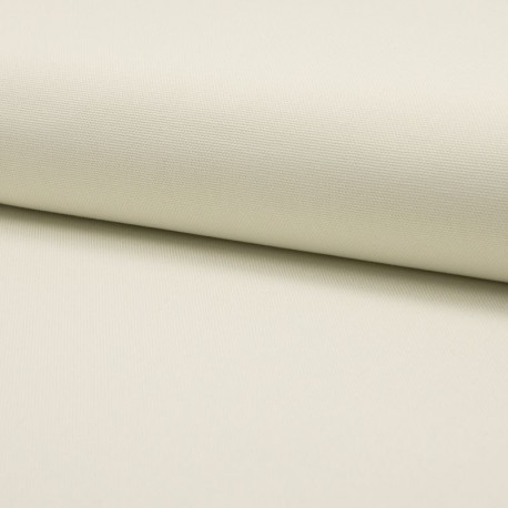 Tissu Toile Coton Canvas Blanc Cassé