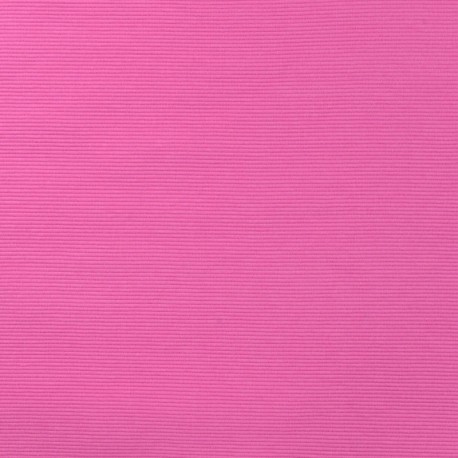 Tissu Jersey Rayures Ottoman Fuchsia 