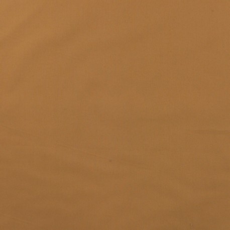 Tissu Popeline Coton Paper Touch Caramel