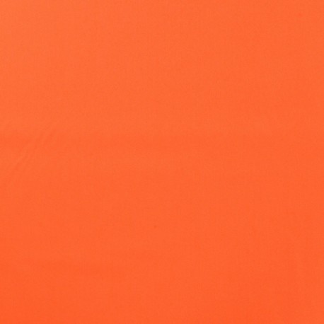 Tissu Popeline Coton Paper Touch Orange