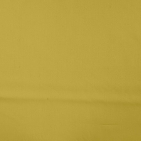 Tissu Popeline Coton Paper Touch Ocre