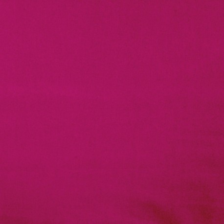 Tissu Popeline Coton Paper Touch Fuchsia Foncé