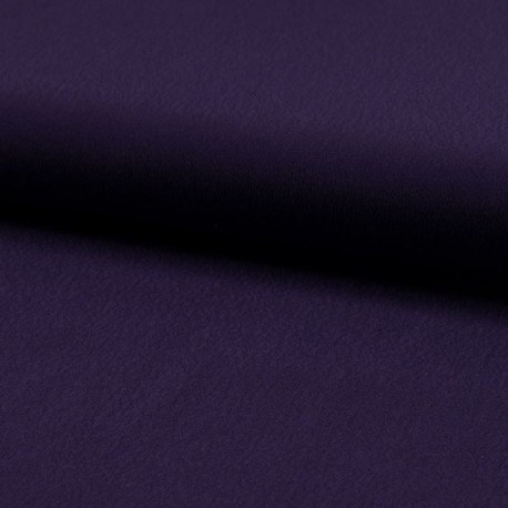 Tissu Crepe Viscose Uni Purple