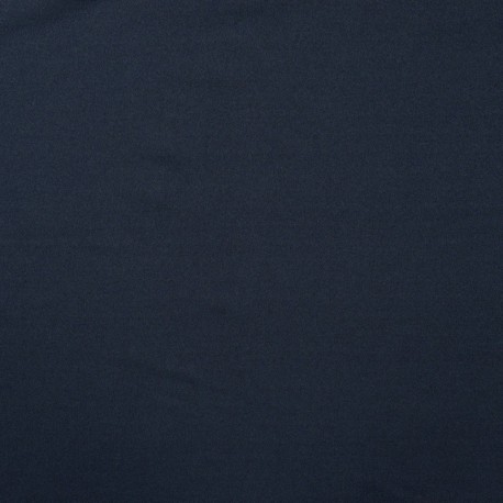 Tissu Crepe Uni Navy