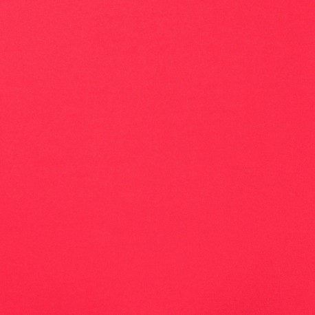 Tissu Crepe Uni Cerise