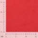 Tissu Sweat Reversible Uni Rouge
