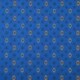 Tissu Provençal Enduit Brillane Bleu 