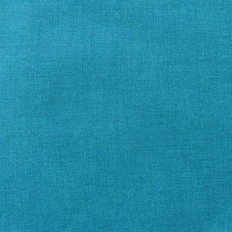 Tissu Calanques Enduit Chine Bleu 