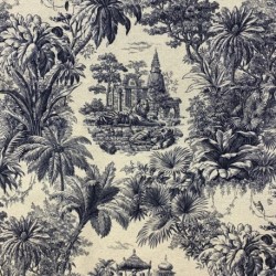 Tissu Toile Maharani Marine 