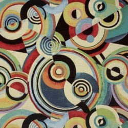 Tissu Jacquard Cubism Multico 