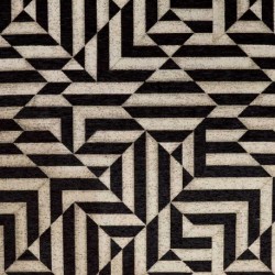 Tissu Jacquard Chenille Marquy Noir 
