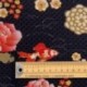 Tissu Coton Imprimé Yozu Noir