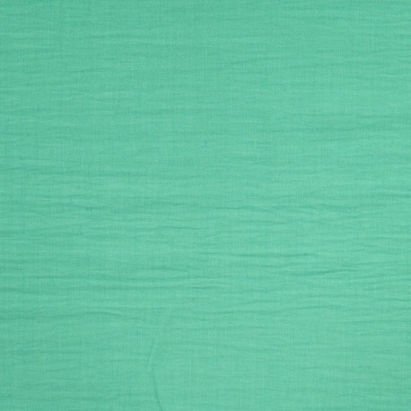 Tissu Toile Fluide Polyester Aqua