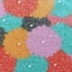 Tissu Enduit Imprimé Hortensia Multicolor 