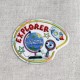 Ecusson thème école - Explorer earth