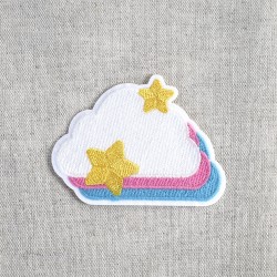 Ecusson glace et nuage - Nuage