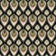 Tissu Satin Polyester Imprimé Goutte Kaki