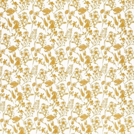 Tissu Nadine Coton 57fils Curry 