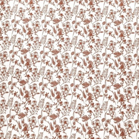 Tissu Nadine Coton 57fils Feu