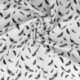 Tissu Plume Coton 57fils Noir 