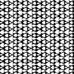 Tissu Bengaline Stretch Imprimé Goutte Noir 