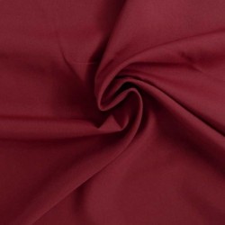 Tissu Burlington Uni Grande Largeur Bordeaux