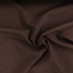 Tissu Burlington Uni Grande Largeur Marron