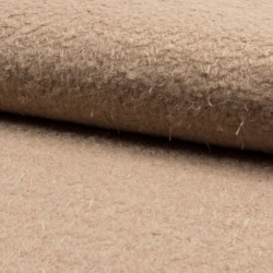 Tissu Mouton Frisé Beige
