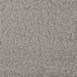 Tissu Mouton Frisé Gris Clair 